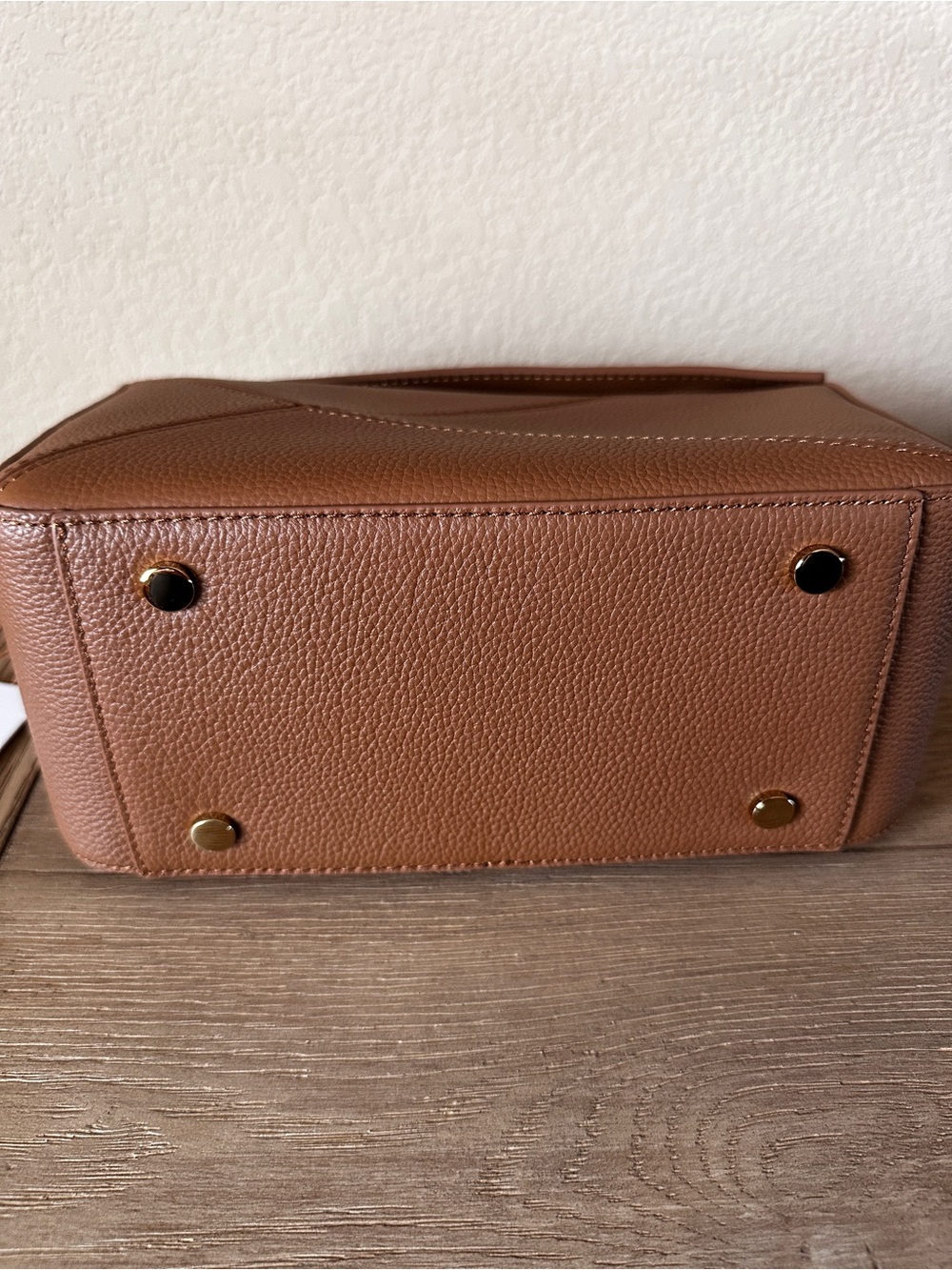 NWT QUINCE Italian Leather Patchwork Crossbody Bag - Picture 8 of 12